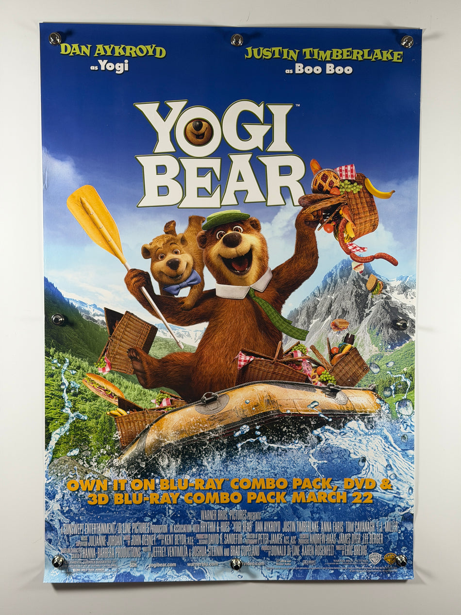 Yogi Bear 2010 Original Home Video Poster 27x40 SS Rolled Dan Aykroyd Justin Timberlake