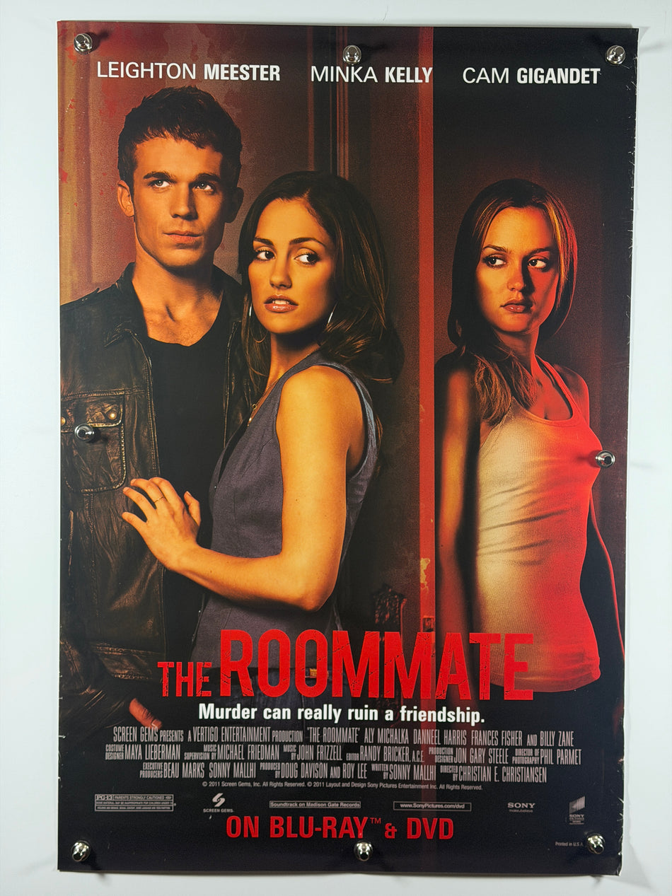 The Roommate 2011 Original Home Video Poster 27x40 SS Rolled Leighton Meester Minka Kelly