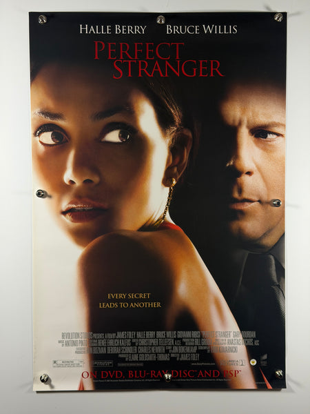 Perfect Stranger 2007 Original Home Video Poster 27x40 SS Rolled Halle Berry Bruce Willis - Joe's Geek VLT