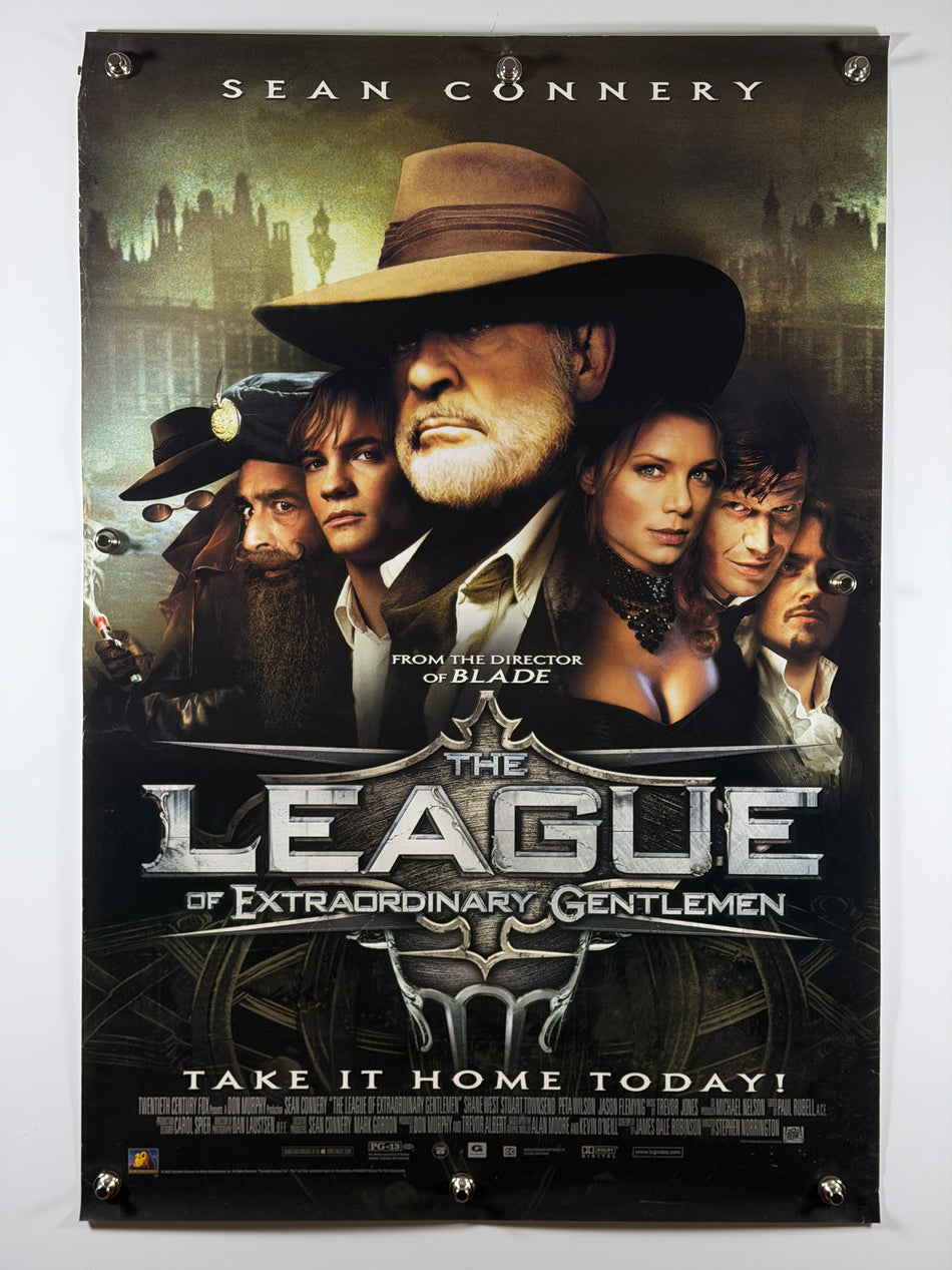 The League of Extraordinary Gentlemen 2003 Original Home Video Poster 27x40 SS Rolled Sean Connery