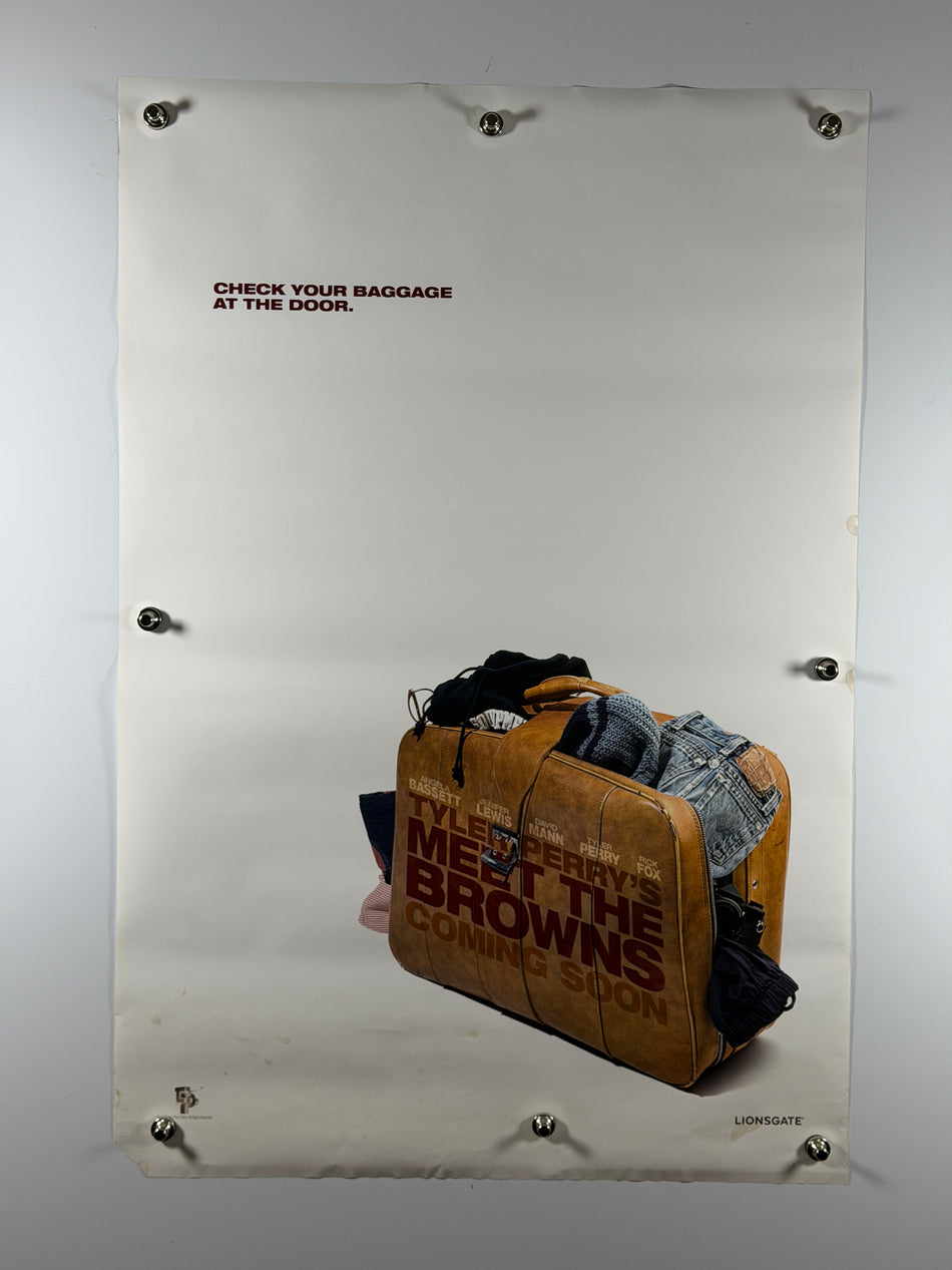 Tyler Perry’s Meet the Browns (2008) Original Movie Poster 27x40 Rolled Angela Bassett