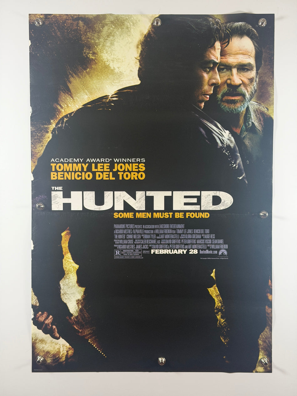 THE HUNTED 2003 Original Movie Poster 27x40 Rolled Tommy Lee Jones Benicio Del Toro - Joe's Geek VLT
