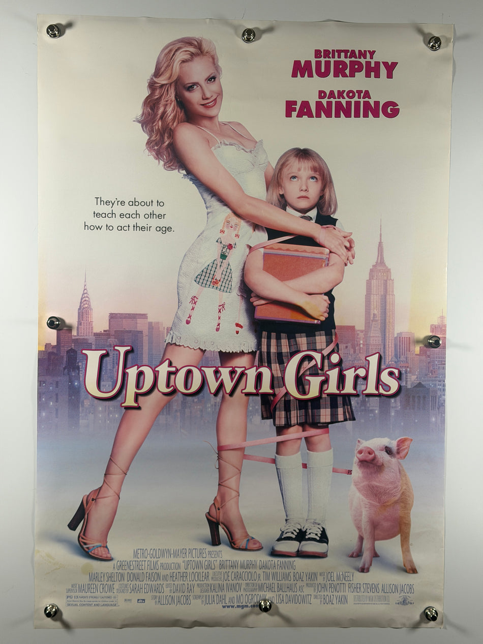 UPTOWN GIRLS 2003 Original Movie Poster 27x40 Rolled Brittany Murphy Dakota Fanning