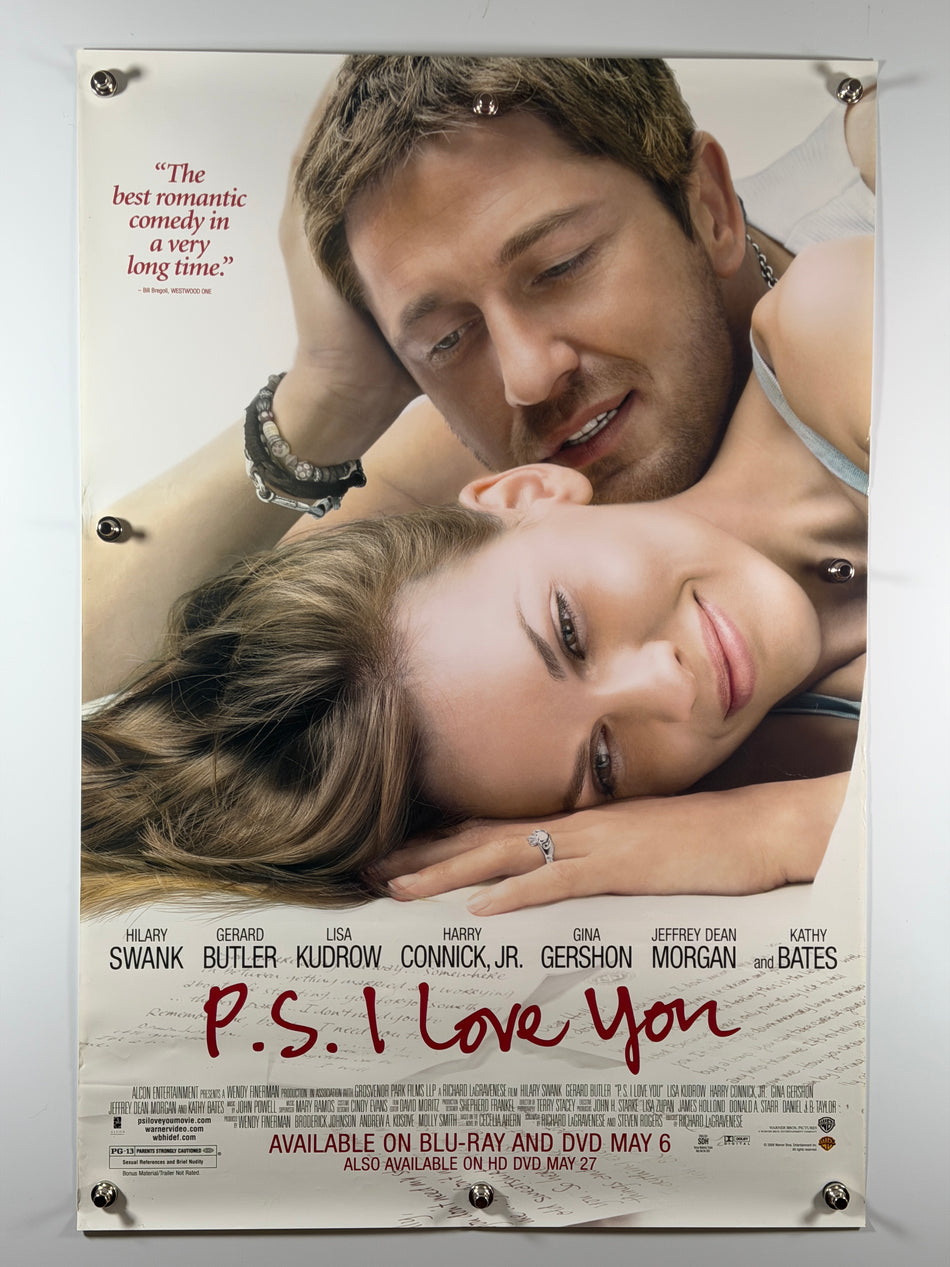 P.S. I LOVE YOU 2008 Original Home Video Poster 27x40 SS Rolled Hilary Swank Gerard Butler - Joe's Geek VLT