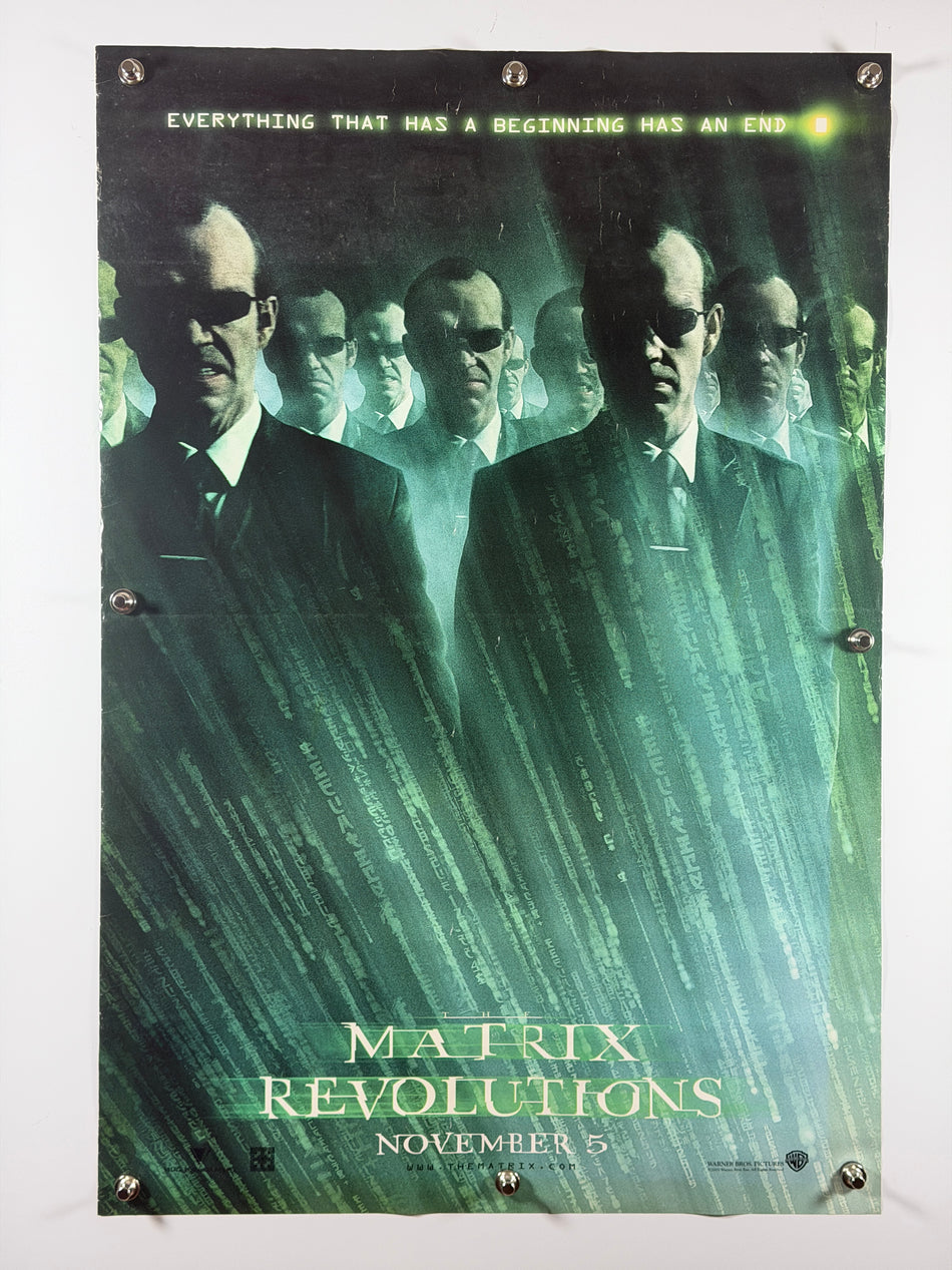 THE MATRIX REVOLUTIONS 2003 Original Movie Poster 27x40 Rolled Keanu Reeves Laurence Fishburne - Joe's Geek VLT