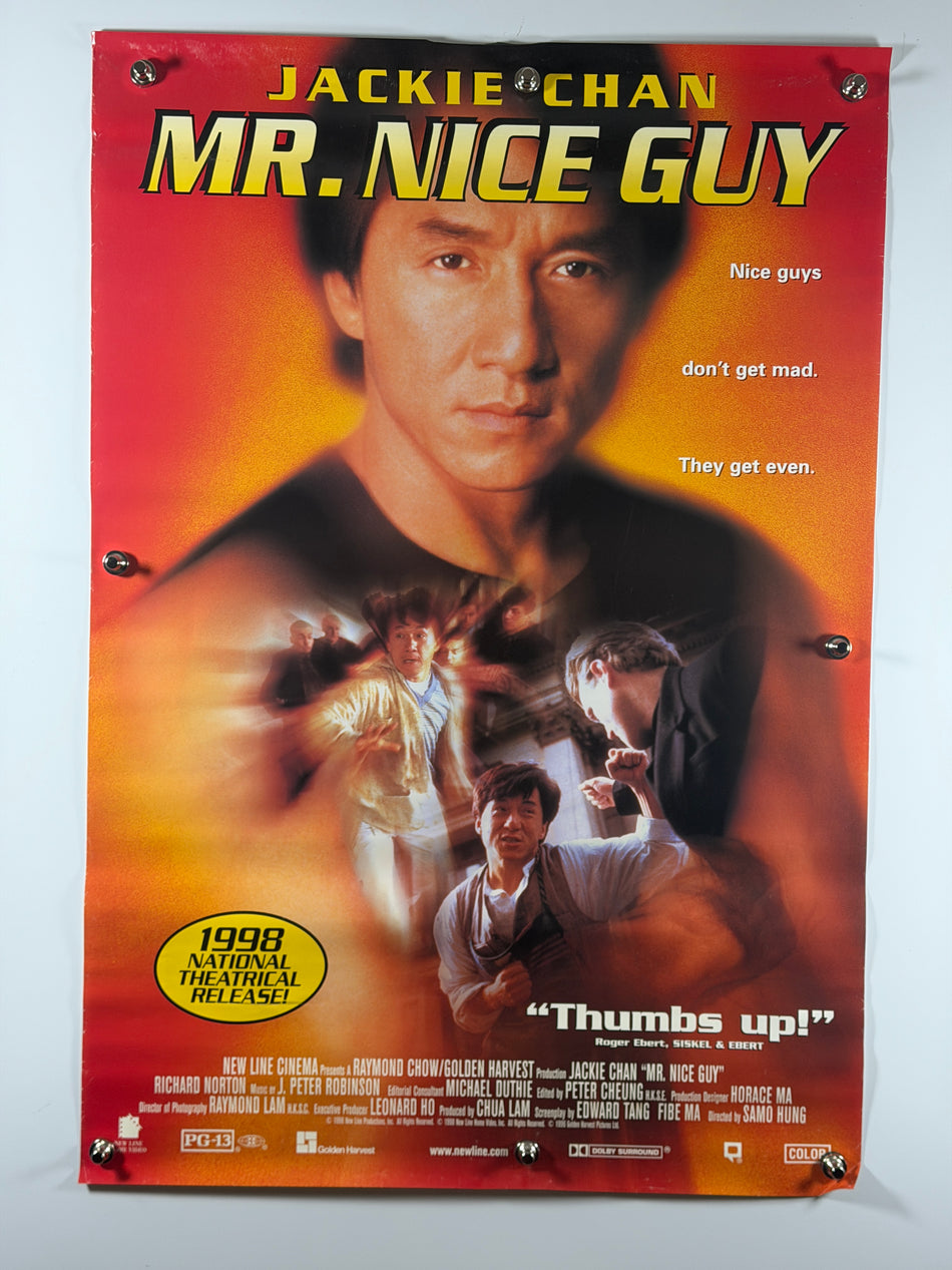 MR. NICE GUY 1998 Original Movie Poster 27x40 Rolled Jackie Chan Richard Norton - Joe's Geek VLT