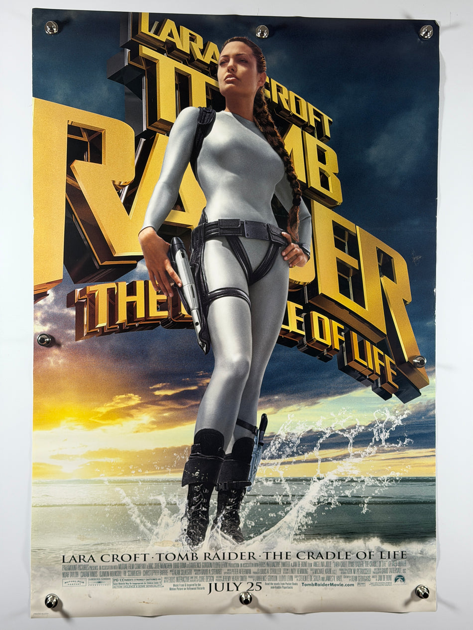 LARA CROFT TOMB RAIDER THE CRADLE OF LIFE 2003 Original Movie Poster 27x40 Rolled Angelina Jolie - Joe's Geek VLT