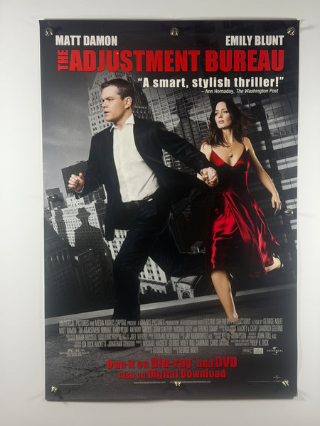 THE ADJUSTMENT BUREAU 2011 Original Home Video Poster 27x40 SS Rolled Matt Damon Emily Blunt - Joe's Geek VLT