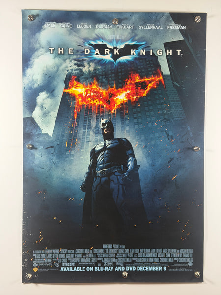 THE DARK KNIGHT 2008 Original Home Video Poster 27x40 SS Rolled Christian Bale Heath Ledger - Joe's Geek VLT