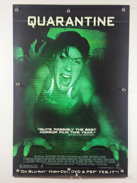 QUARANTINE 2009 Original Home Video Poster 27x40 SS Rolled Jennifer Carpenter Jay Hernandez - Joe's Geek VLT