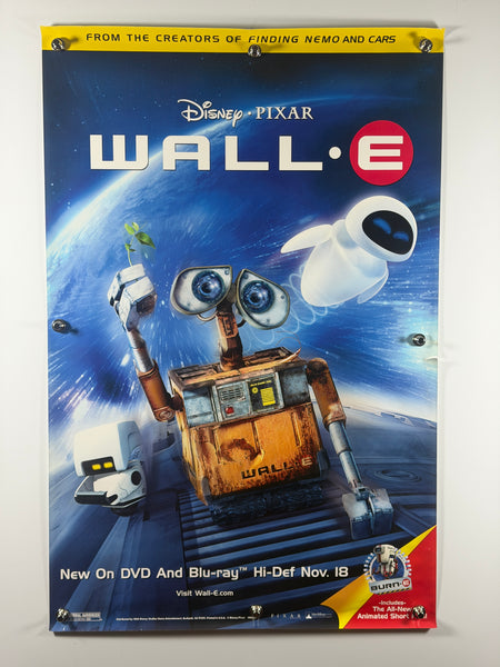 WALL-E 2008 Original Home Video Poster 27x40 SS Rolled Disney Pixar WALL-E EVE - Joe's Geek VLT