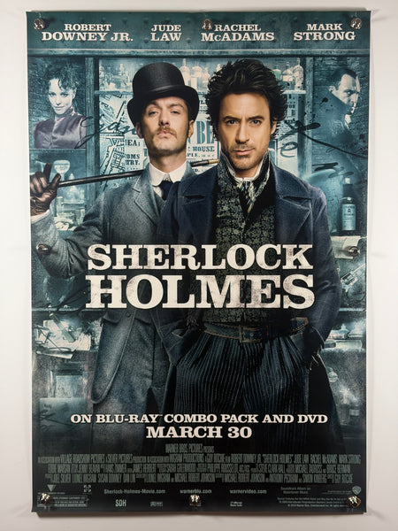 SHERLOCK HOLMES 2010 Original Home Video Poster 27x40 SS Rolled Robert Downey Jr. Jude Law - Joe's Geek VLT