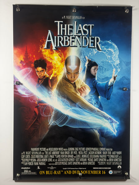 THE LAST AIRBENDER 2010 Original Home Video Poster 27x40 SS Rolled Noah Ringer Dev Patel - Joe's Geek VLT