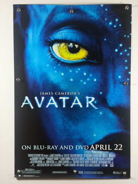 AVATAR 2010 Original Home Video Poster 27x40 SS Rolled Sam Worthington Zoe Saldana - Joe's Geek VLT