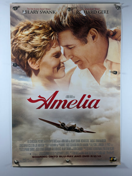 AMELIA 2010 Original Home Video Poster 27x40 SS Rolled Hilary Swank Richard Gere - Joe's Geek VLT