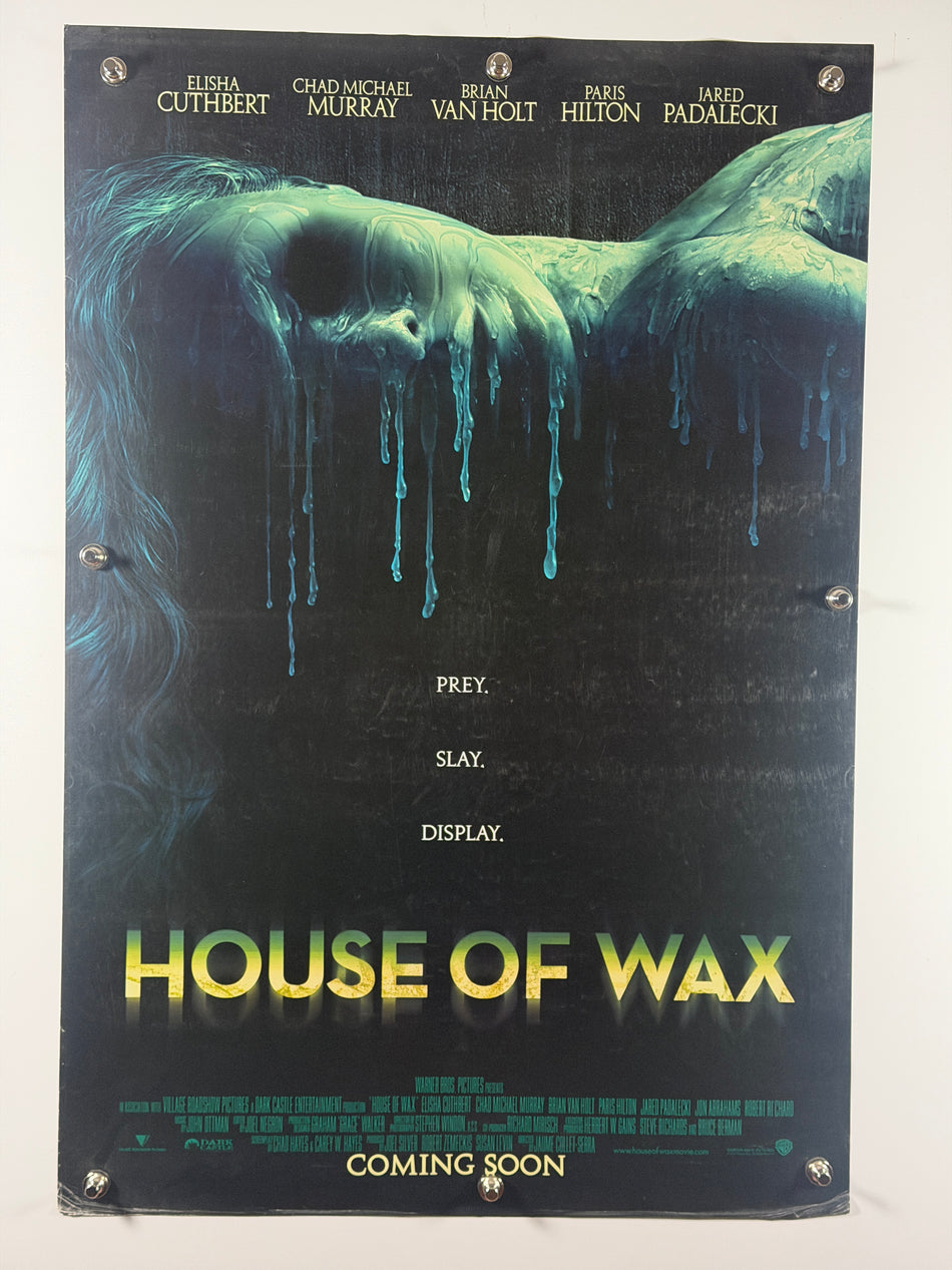 HOUSE OF WAX 2005 Original Movie Poster 27x40 Rolled DS Elisha Cuthbert Chad Michael Murray - Joe's Geek VLT