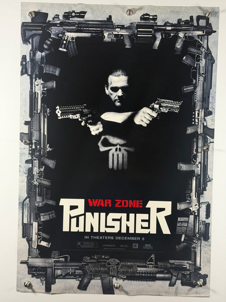 THE PUNISHER WAR ZONE 2008 Original Movie Poster 27x40 Rolled DS Ray Stevenson Marvel - Joe's Geek VLT