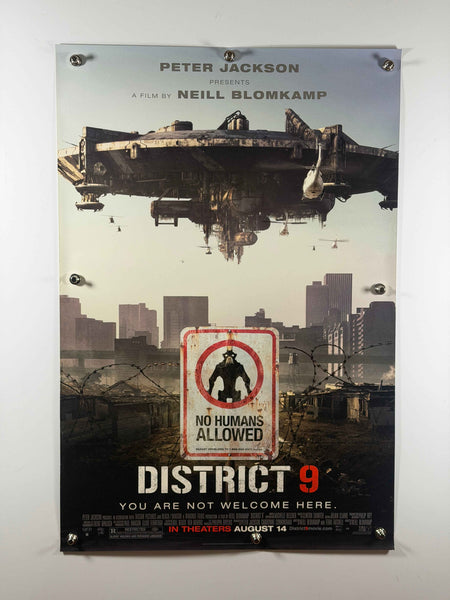 DISTRICT 9 2009 Original Movie Poster 27x40 Rolled DS Sci-Fi Teaser