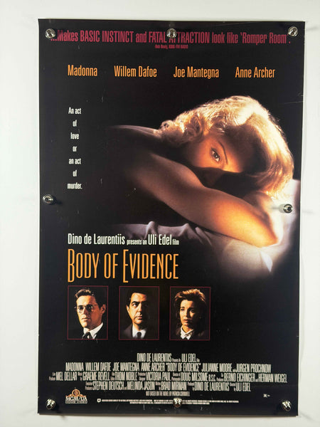 BODY OF EVIDENCE 1993 Original Movie Poster 24x36 Rolled SS Madonna Willem Dafoe