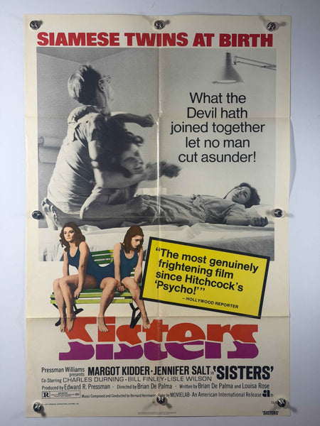 SISTERS 1973 Original Movie Poster 27x41 Rolled American International
