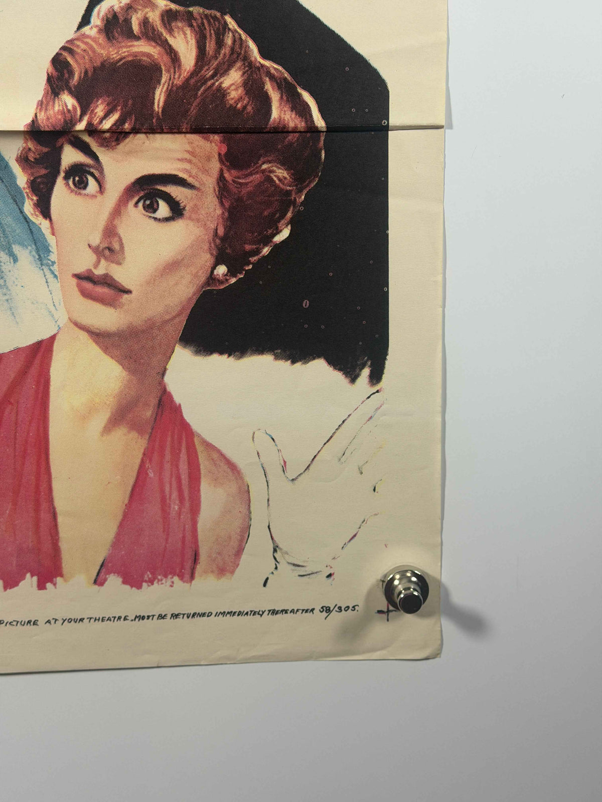 THE RELUCTANT DEBUTANTE 1958 Original Movie Poster 27x41 Rolled MGM