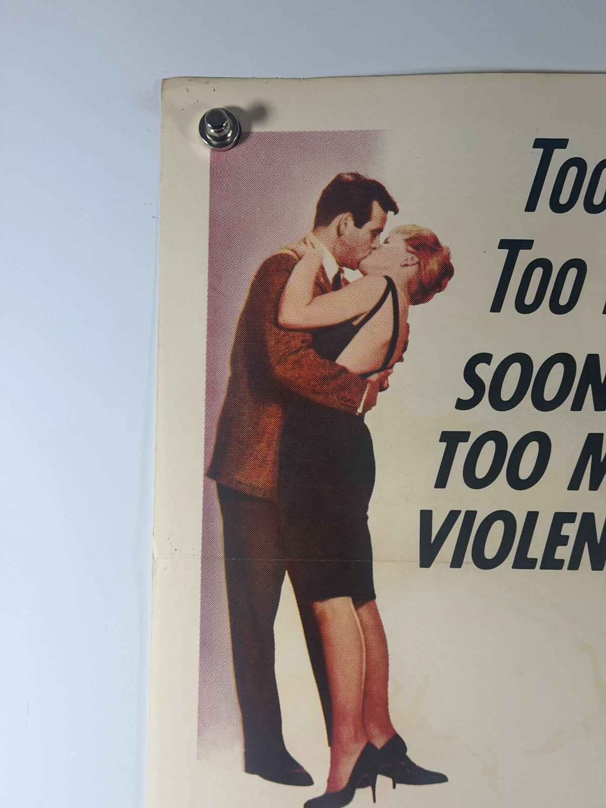 MAN-TRAP 1961 Original Movie Poster 27x41 Rolled SS Paramount