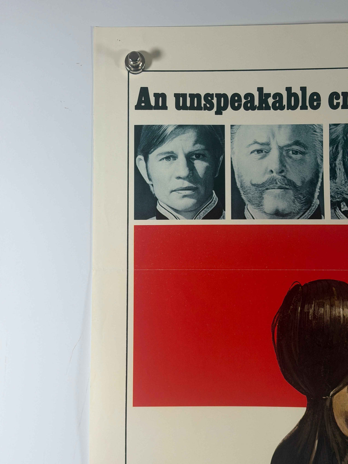 CONDUCT UNBECOMING 1975 Original Movie Poster 27x41 Rolled SS Allied Artists Michael York