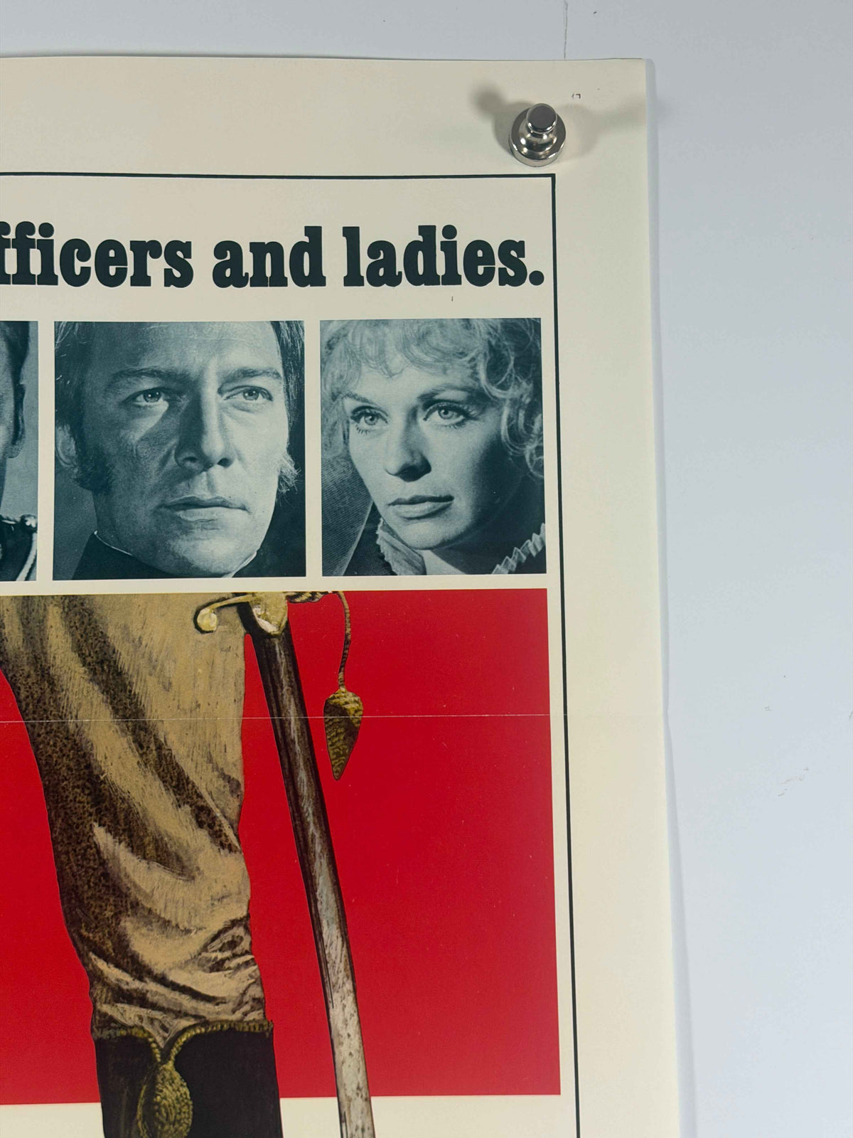 CONDUCT UNBECOMING 1975 Original Movie Poster 27x41 Rolled SS Allied Artists Michael York