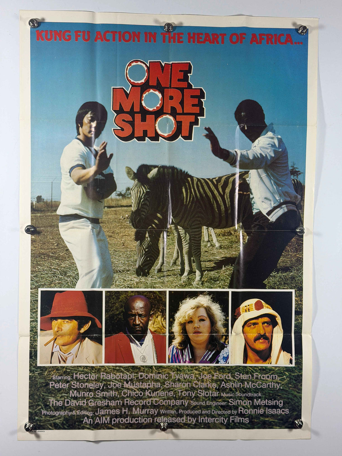 ONE MORE SHOT 1984 Original Movie Poster 27x41 Rolled SS Intercity Films