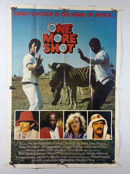 ONE MORE SHOT 1984 Original Movie Poster 27x41 Rolled SS Intercity Films