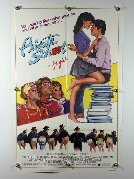 PRIVATE SCHOOL 1983 Original Movie Poster 27x41 Rolled Universal Pictures