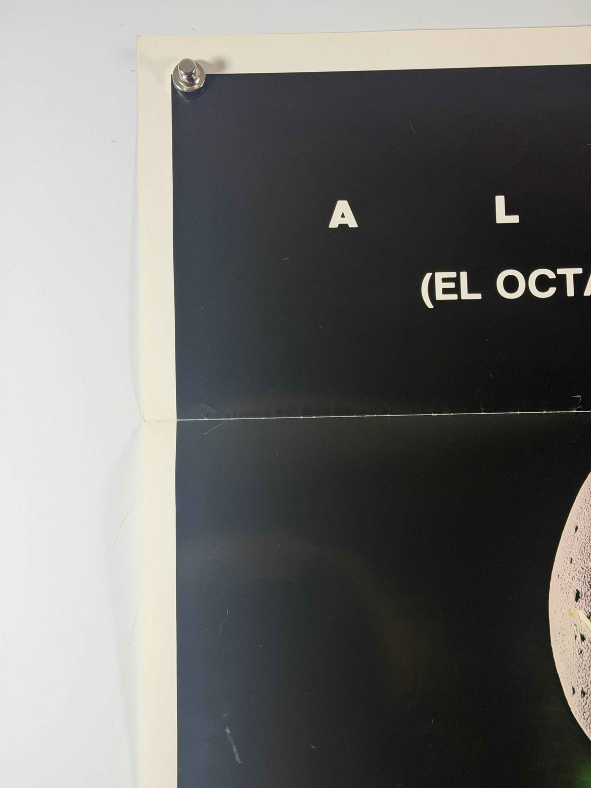 ALIEN EL OCTAVO PASAJERO 1979 Original Spanish Movie Poster 27x41 SS Rolled Sigourney Weaver