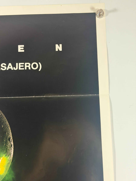 ALIEN EL OCTAVO PASAJERO 1979 Original Spanish Movie Poster 27x41 SS Rolled Sigourney Weaver