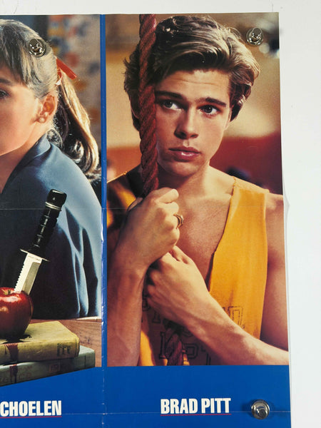 CUTTING CLASS 1989 Original Video Release Poster 27x40 SS Rolled Brad Pitt Roddy McDowall