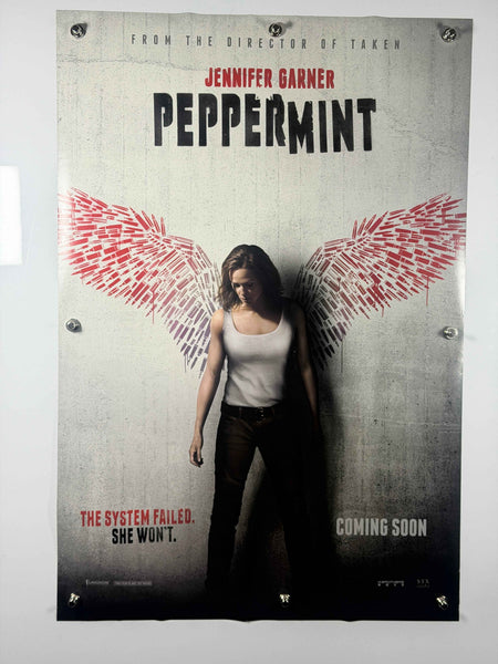 PEPPERMINT 2018 Original Teaser Movie Poster 27x40 DS Rolled Jennifer Garner