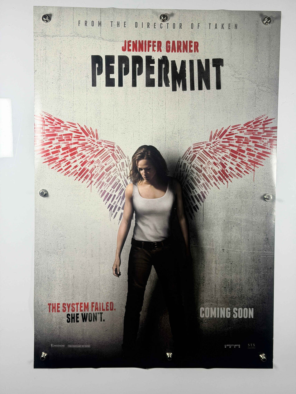 PEPPERMINT 2018 Original Teaser Movie Poster 27x40 DS Rolled Jennifer Garner
