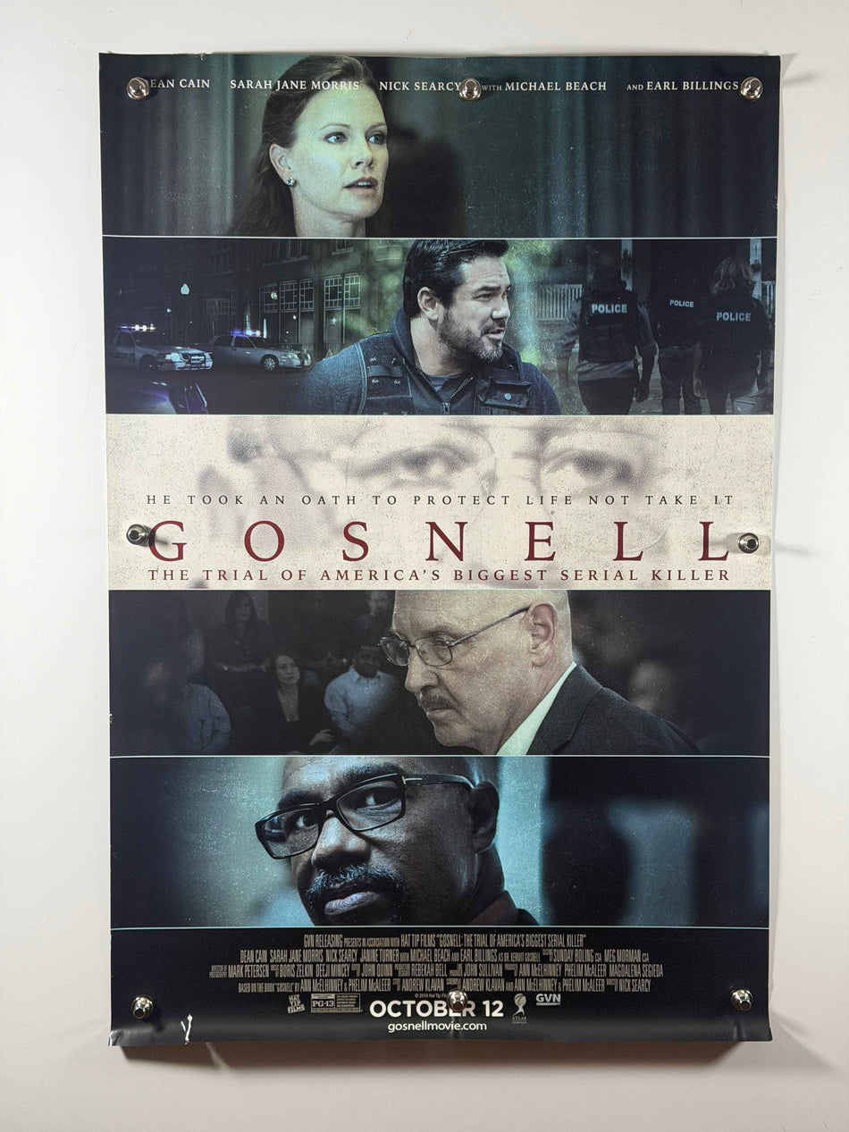 GOSNELL 2018 Original USA Movie Poster 27x40 Rolled Dean Cain Nick Searcy