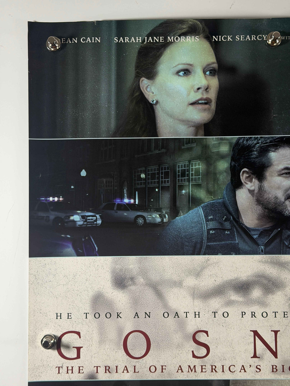 GOSNELL 2018 Original USA Movie Poster 27x40 Rolled Dean Cain Nick Searcy