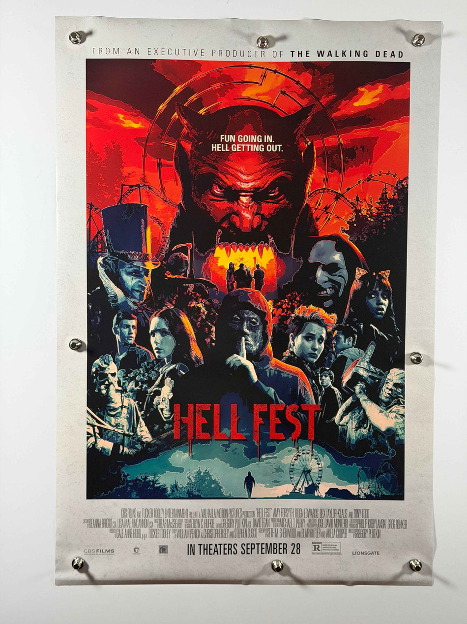 HELL FEST 2018 Original USA Movie Poster 27x40 DS Rolled Horror