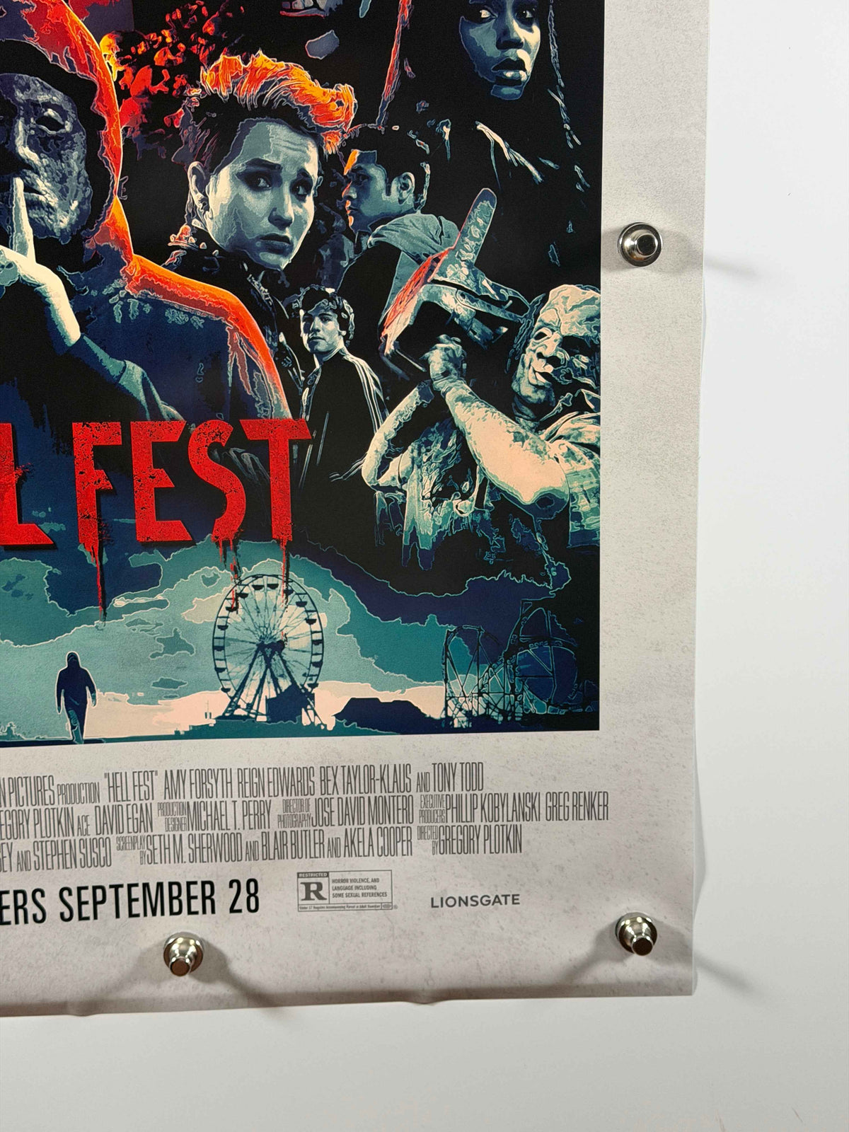 HELL FEST 2018 Original USA Movie Poster 27x40 DS Rolled Horror