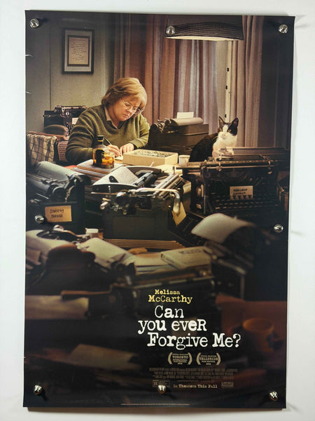 CAN YOU EVER FORGIVE ME? 2018 Original USA Movie Poster 27x40 DS Rolled Melissa McCarthy