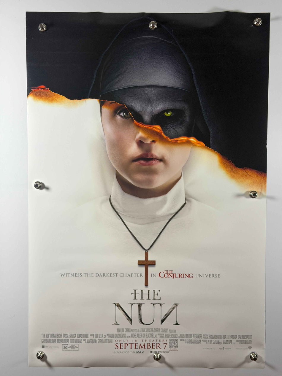 THE NUN 2018 Original USA Movie Poster 27x40 DS Rolled Conjuring Universe Horror Demián Bichir Taissa Farmiga