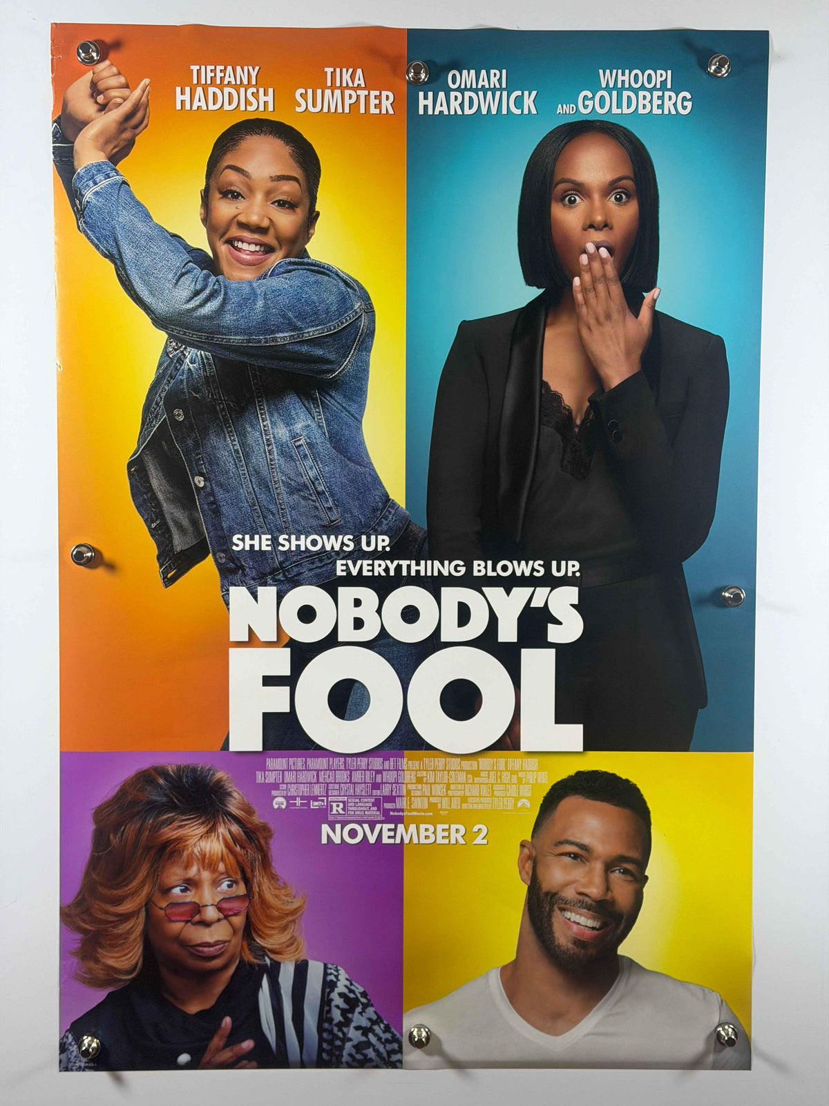 NOBODY’S FOOL 2018 Original Movie Poster 27x40 DS Rolled Tiffany Haddish Tika Sumpter
