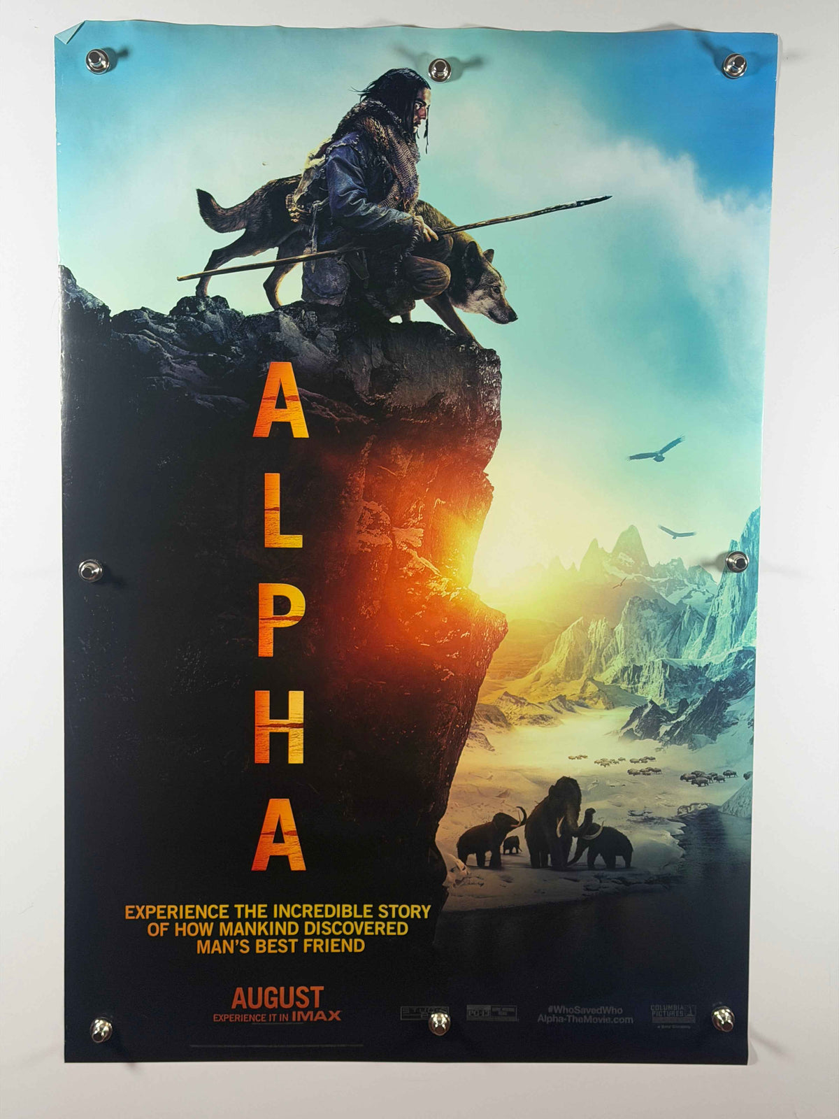 ALPHA 2018 Original Movie Poster 27x40 DS Rolled Kodi Smit-McPhee IMAX Teaser