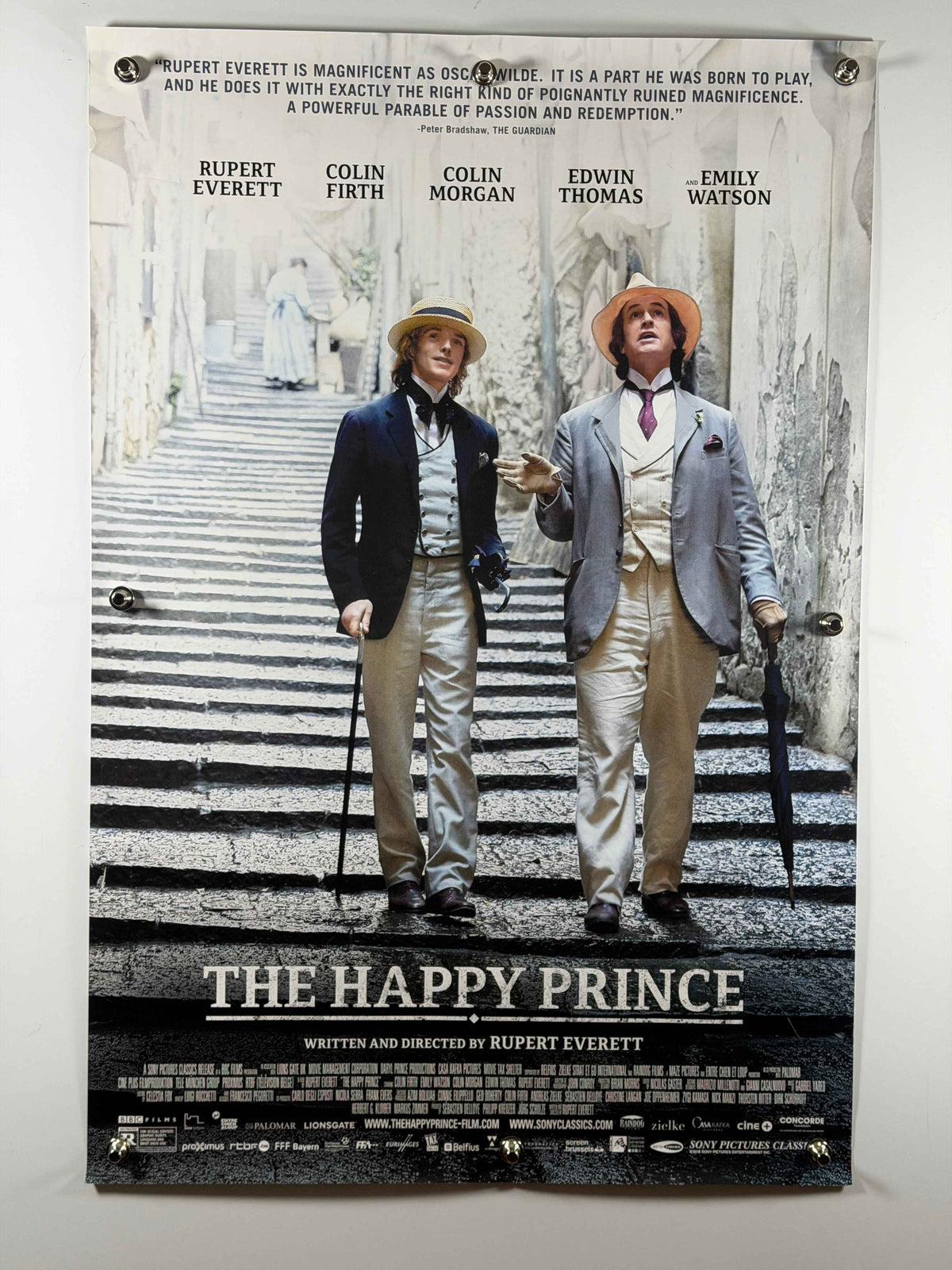 THE HAPPY PRINCE 2018 Original Movie Poster 27x40 DS Rolled Rupert Everett Colin Firth