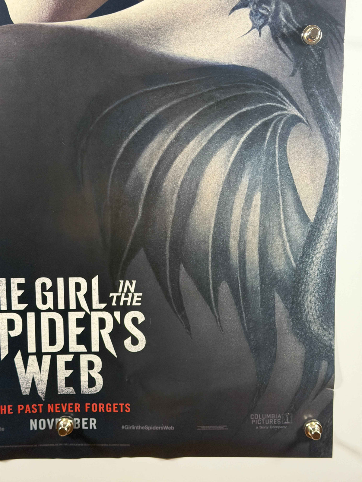THE GIRL IN THE SPIDER'S WEB 2018 Original Advance Movie Poster 27x40 DS Rolled Claire Foy