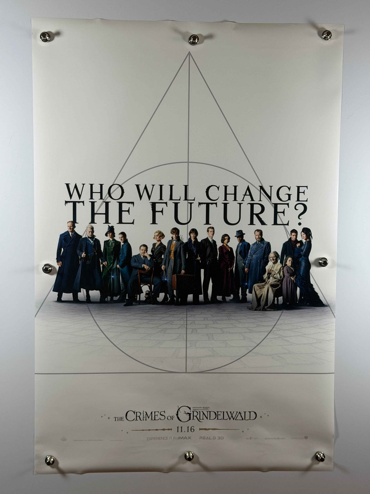 FANTASTIC BEASTS THE CRIMES OF GRINDELWALD 2018 Original Movie Poster 27x40 DS Rolled