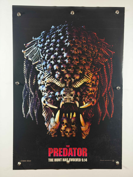 THE PREDATOR 2018 Original Movie Poster 27x40 DS Rolled IMAX Skull Mask Style