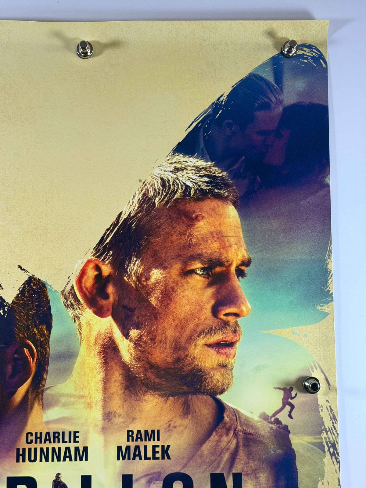PAPILLON 2018 Original Movie Poster 27x40 DS Rolled Charlie Hunnam Rami Malek