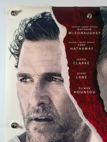 SERENITY 2018 Original Advance Movie Poster 27x40 DS Rolled Matthew McConaughey Anne Hathaway